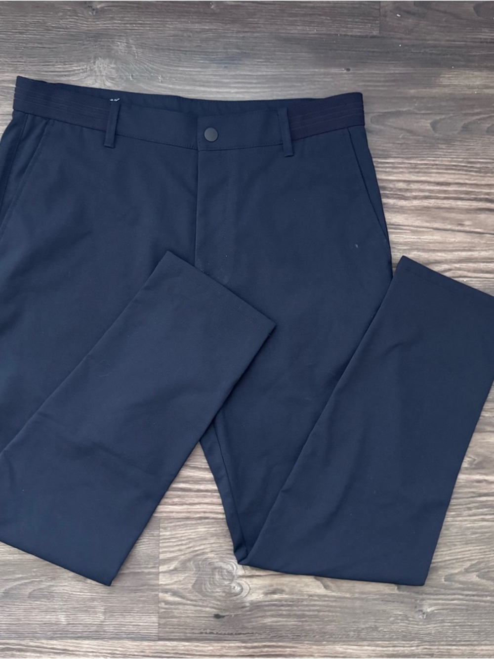 Zara Men's Navy Blue Chinos